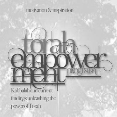 Front cover- Torah Empowerment Seminar