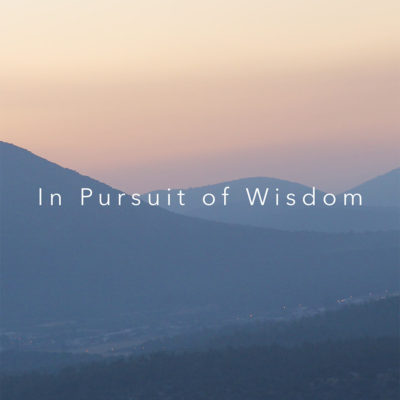 In Pursuit of Wisdom - Front Cover